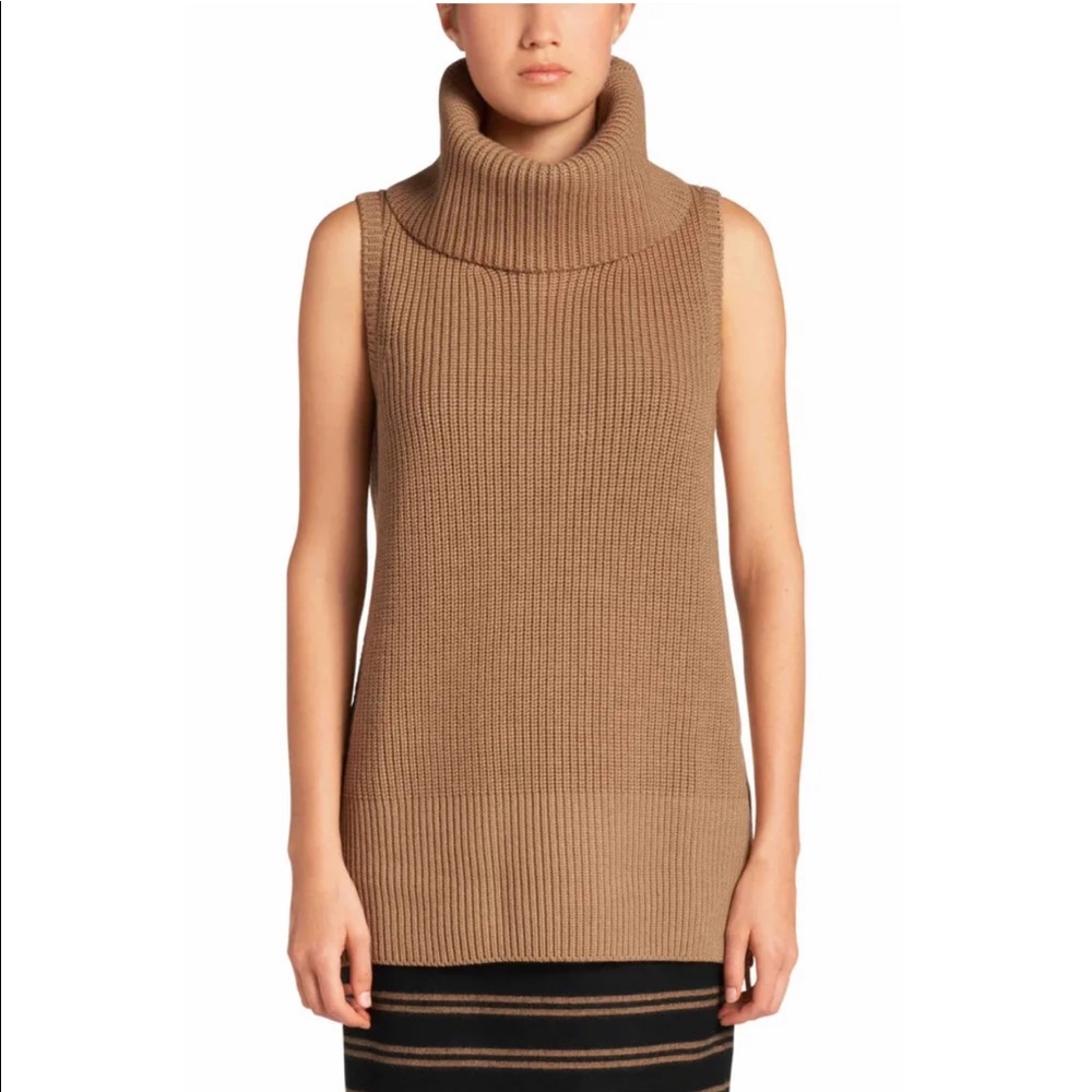 BOSS Hugo Boss sleeveless turtleneck sweater